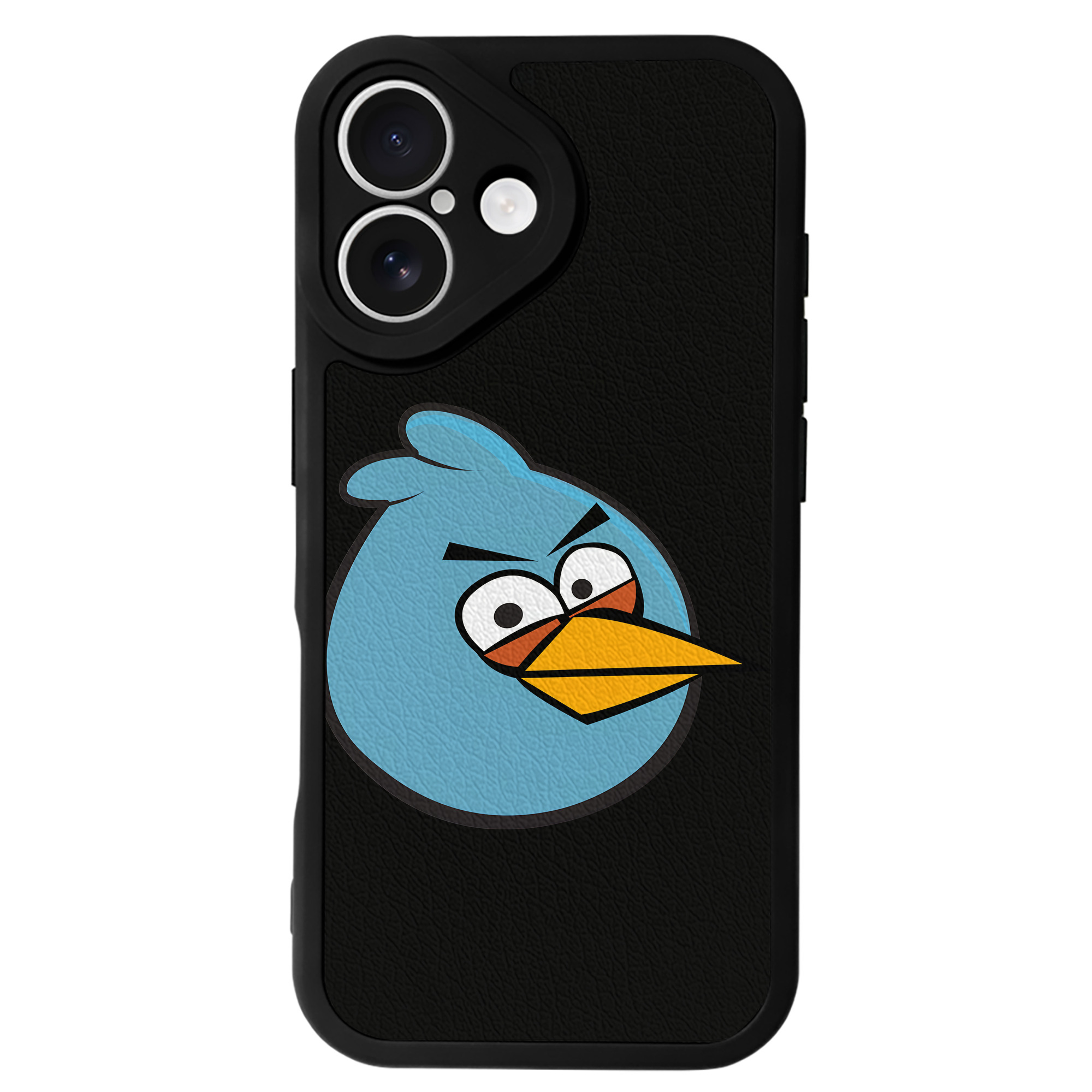 （画像用） Angry Birds アングリーバード 【iPhone 16シリーズ対応】シリコンスマホケース（レザー調） 材質：シリコン